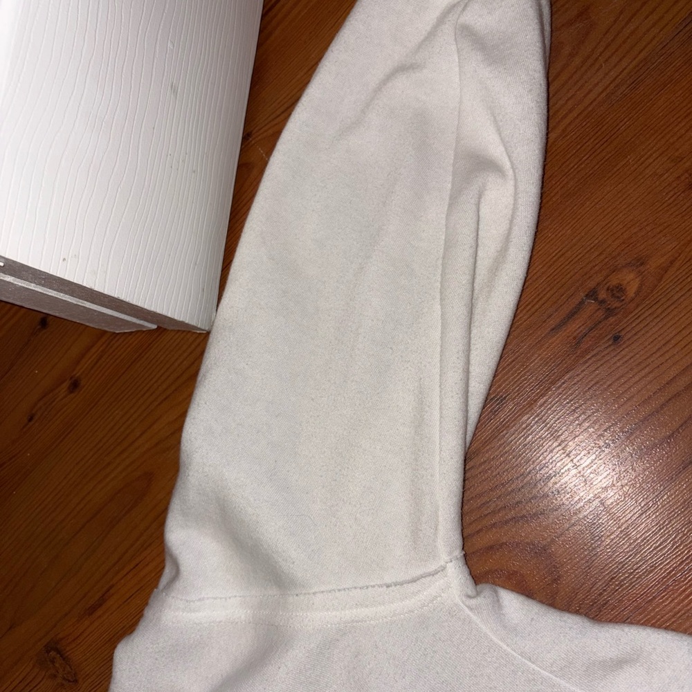 White Twist-Back Sweatshirt - Picture 6 of 6